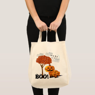 Halloween Pumpkin Heads - Tote Bag