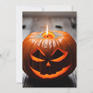 Halloween Pumpkin Holiday Card