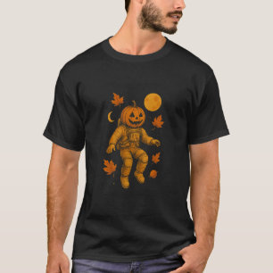 Halloween Pumpkin in Space Celestial Jack-O’-Lant T-Shirt