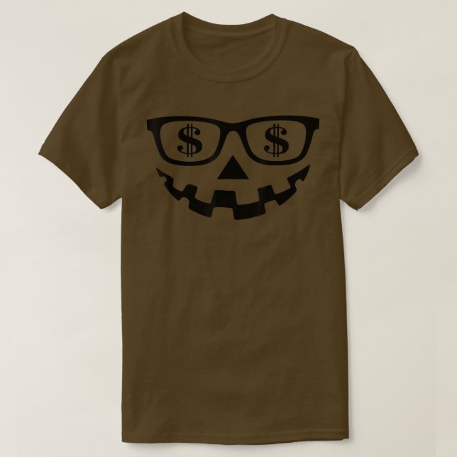 Halloween Pumpkin Jack O Lantern Eyelashes Leopard T-Shirt (Design Front)