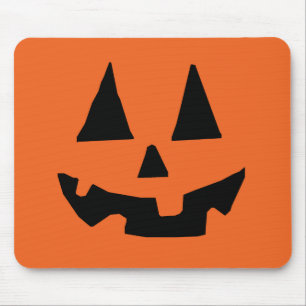 Halloween Pumpkin Jack-o-Lantern Mouse Pad