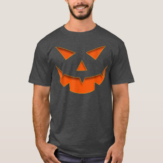 Halloween Pumpkin Jack O Lantern Scary Costume  T-Shirt
