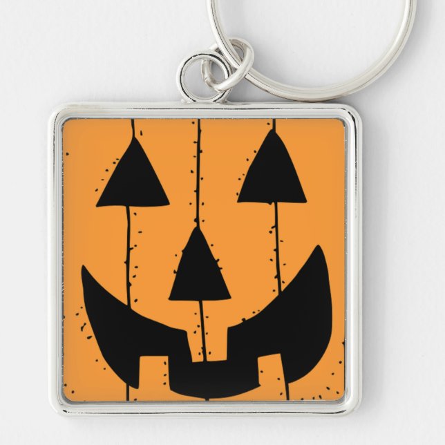 HALLOWEEN PUMPKIN KEY RING (Front)