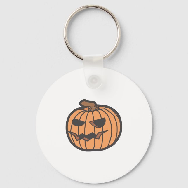 Halloween pumpkin                              key ring (Front)