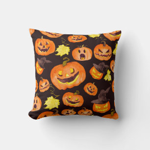 halloween pumpkin king cushion