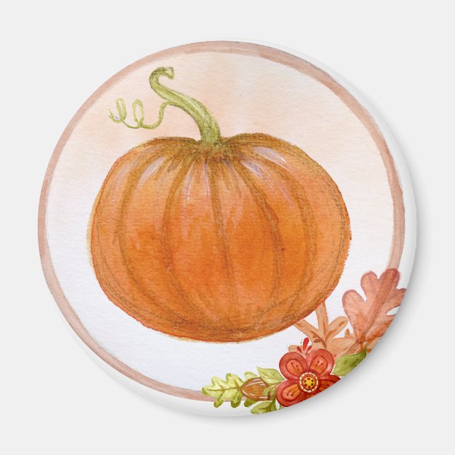 Halloween Pumpkin Magnet (Front)