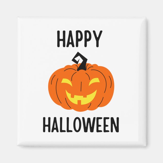 Halloween Pumpkin Magnet (Front)