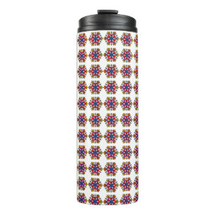 Halloween Pumpkin Mandala Thermal Tumbler