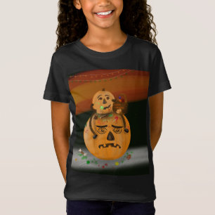 Halloween Pumpkin Mess Kid's T-Shirt