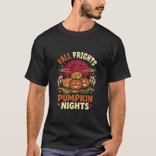 Halloween Pumpkin Moon Fright T-Shirt