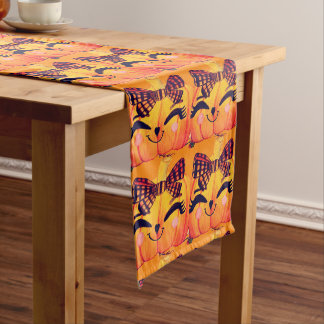 HALLOWEEN PUMPKIN MS. PRETTY MEDIUM TABLE RUNNER