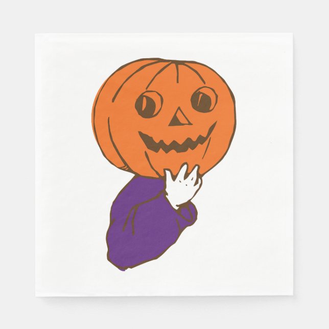 Halloween Pumpkin                      Napkin (Front)