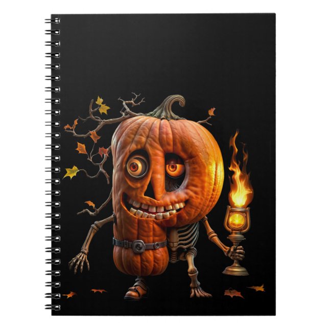 Halloween Pumpkin Notebook (Front)