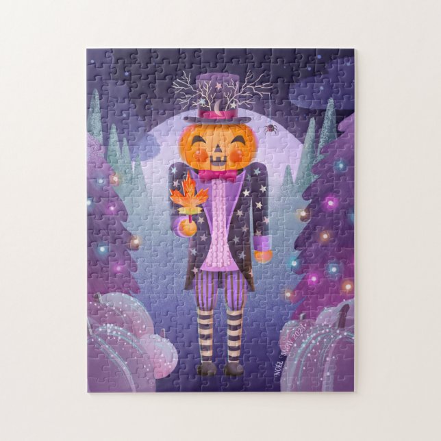 Halloween Pumpkin Nutcracker Jigsaw Puzzle (Vertical)