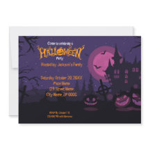 Halloween Pumpkin Party Invitation