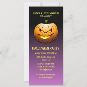 Halloween Pumpkin Party Invitation