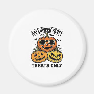 Halloween Pumpkin Party Vintage Jack O Lantern Shi Magnet
