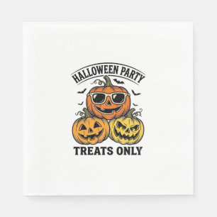 Halloween Pumpkin Party Vintage Jack O Lantern Shi Napkin