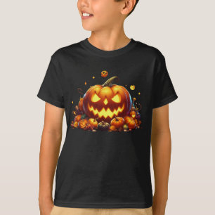 Halloween Pumpkin Party Yellow Magic T-Shirt