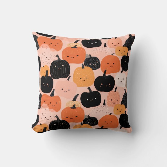 Halloween Pumpkin Patch Cushion (Front)
