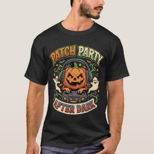 Halloween Pumpkin Patch Party Crew T-Shirt