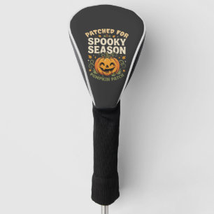Halloween Pumpkin Patch Smile Golf Head Cover