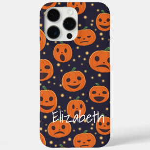 Halloween Pumpkin Pattern Jack O Lantern Custom iPhone 16 Pro Max Case