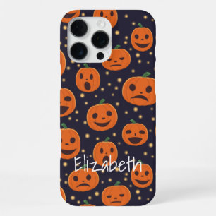 Halloween Pumpkin Pattern Jack O Lantern Custom iPhone 16 Pro Max Case