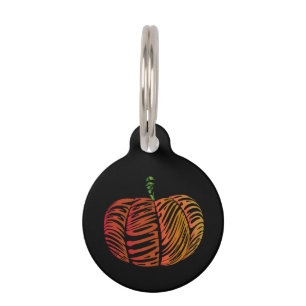 Halloween Pumpkin Pet Tag