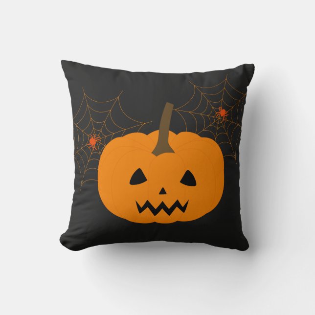Halloween Pumpkin Pillow (Front)