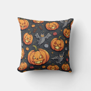 Halloween pumpkin pillow cushion