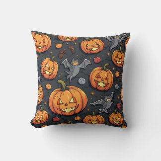 Halloween pumpkin pillow cushion
