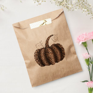 Halloween Pumpkin Plaid Leopard Fall Thanksgiving  Favour Bags