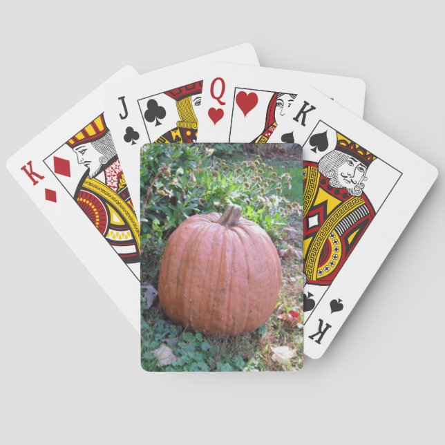 Halloween Pumpkin Playing Cards (Back)