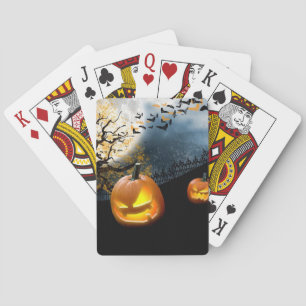Halloween Pumpkin Playing Cards
