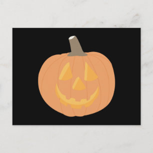 Halloween Pumpkin Postcard