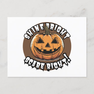 Halloween Pumpkin Postcard