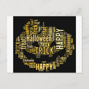 Halloween Pumpkin Postcard