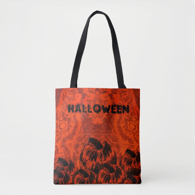 Halloween Pumpkin Print  Tote Bag (Front)