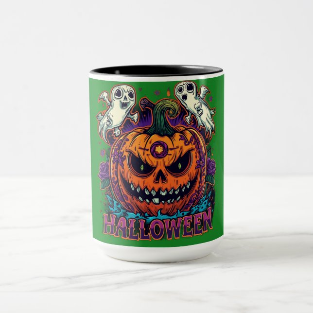 Halloween,Pumpkin Resign : Night of the Ghosts, Mug (Center)