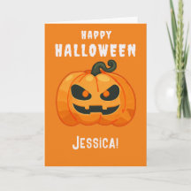 Halloween Pumpkin retro orange