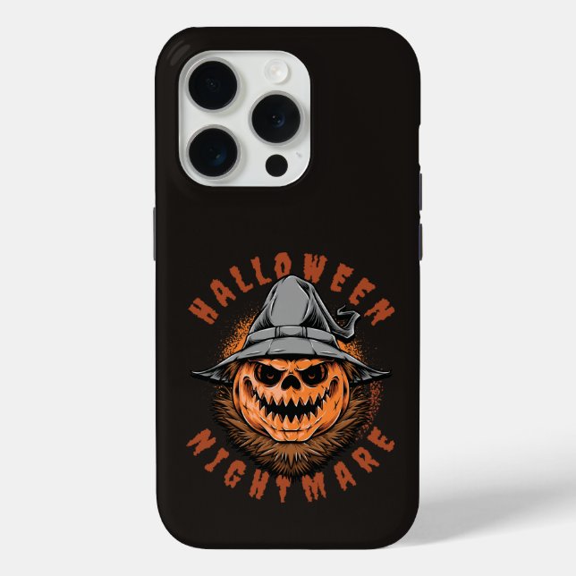 Halloween Pumpkin Scarecrow Design Case-Mate iPhone Case (Back)