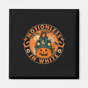 Halloween Pumpkin Scary Fun Motionlesses In White Magnet