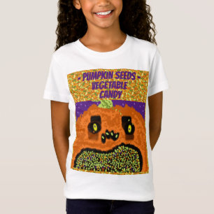 Halloween Pumpkin Seeds Vegetable Candy Funny T-Shirt