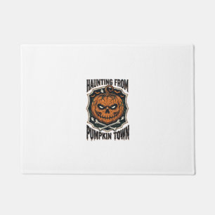 Halloween Pumpkin Shirt Vintage Jack O Lantern Tow Doormat