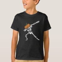 Halloween Pumpkin Skeleton Dab Pose