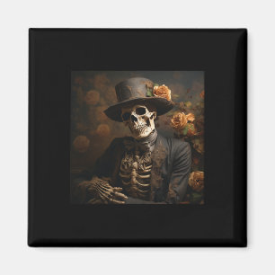 Halloween Pumpkin Skeleton Ghosts Spooktacular Sty Magnet