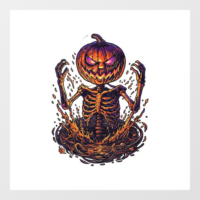 Halloween Pumpkin Skeleton Magic Portal Flames_1 (Sheet)
