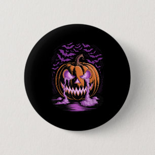 Halloween Pumpkin Soky Season Bats 6 Cm Round Badge