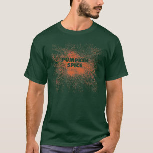 Halloween Pumpkin Spice Addict Powder Coffee Latte T-Shirt